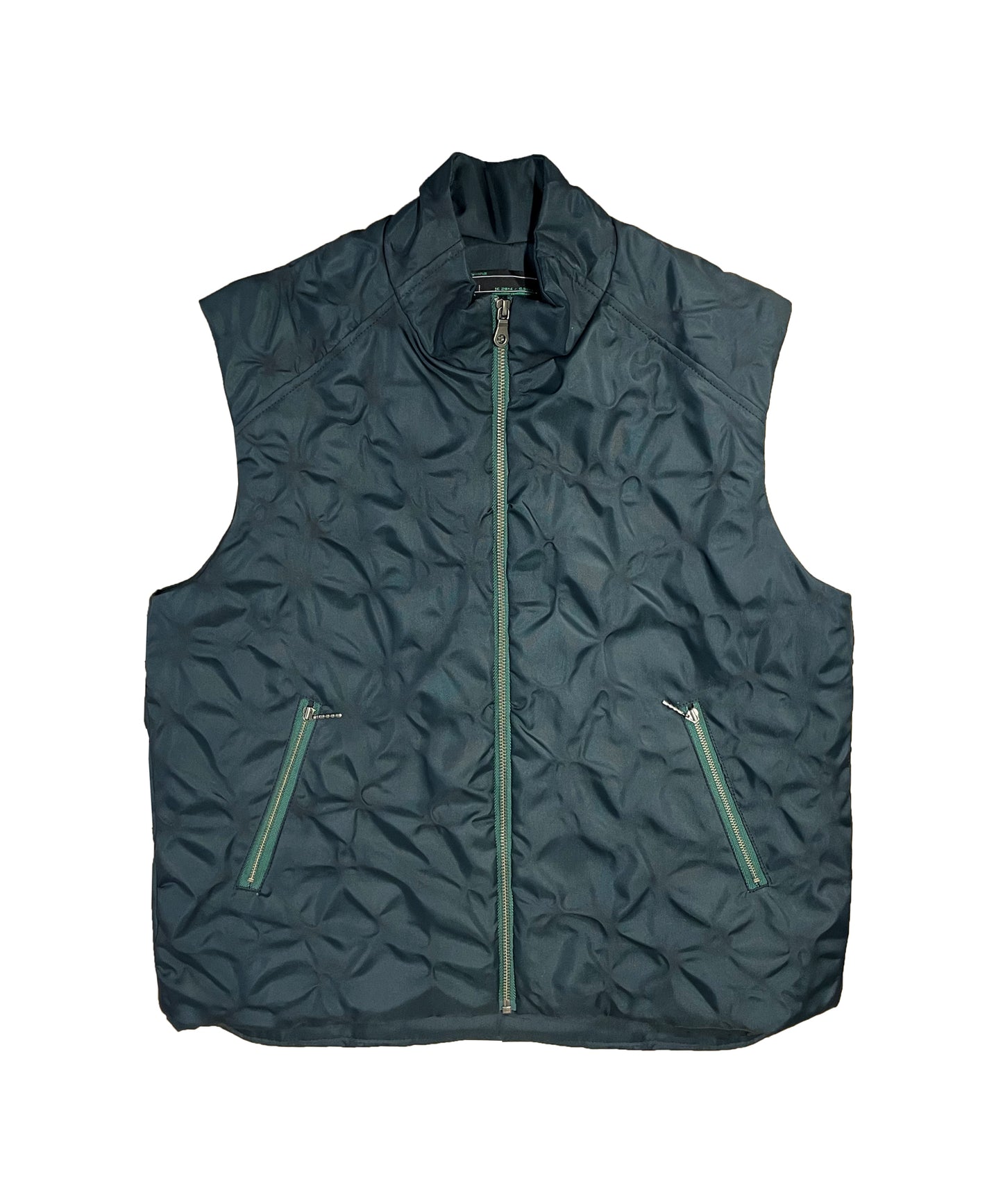 Leaf Vein VEST DEEP GREEN