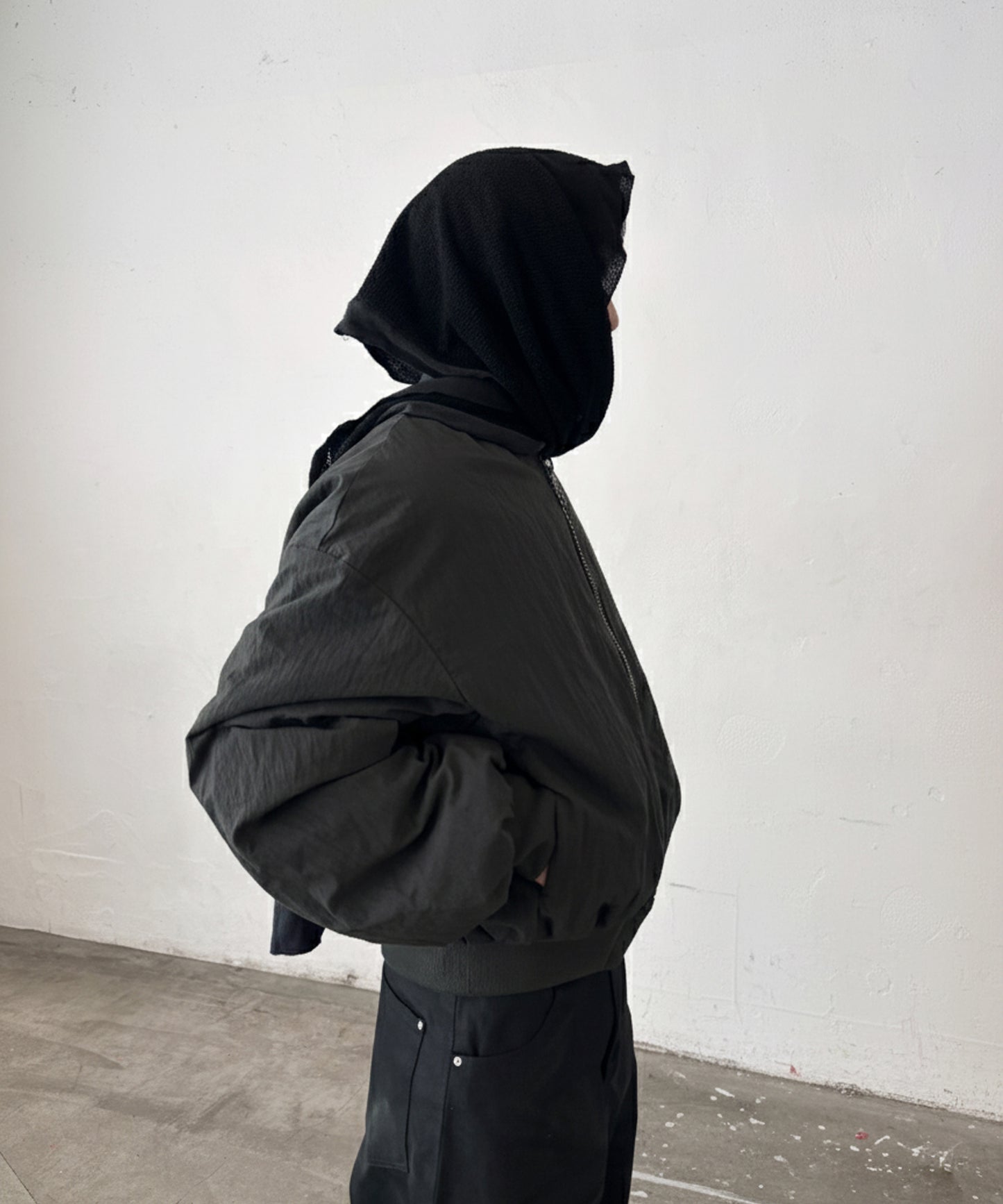 HIDDEN BOMBER JACKET