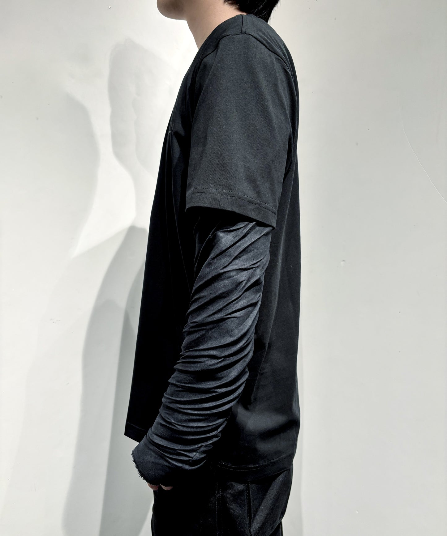 Tw VEIN ARM TEE DEER SKIN