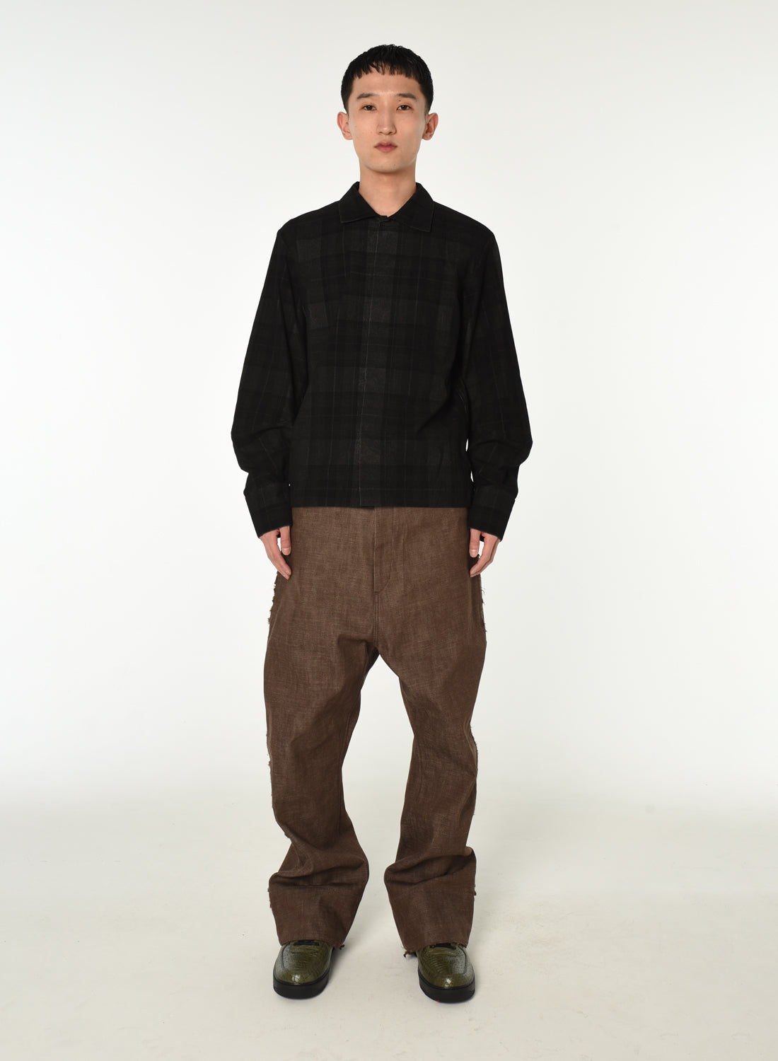 Tierage check shirts