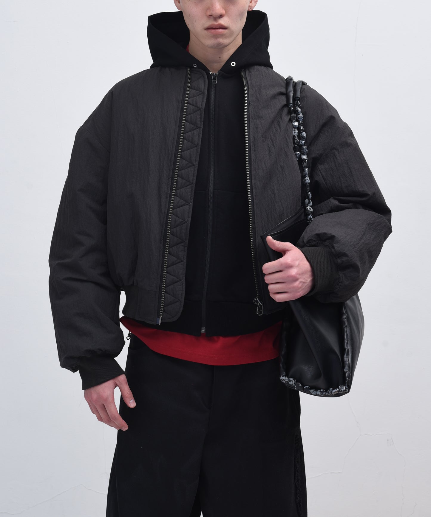 HIDDEN BOMBER JACKET